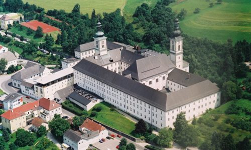 Flugaufnahme Stift Schlierbach Zisterzienserstift Schlierbach