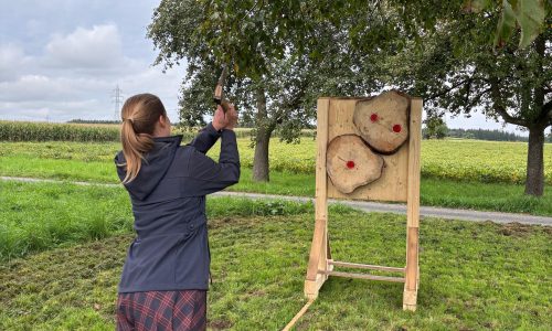 Hackenwurf bei den Highlandgames