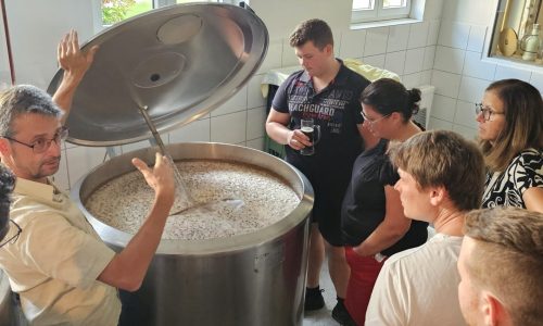Sandbergbraeu Sudkessel ganz nah